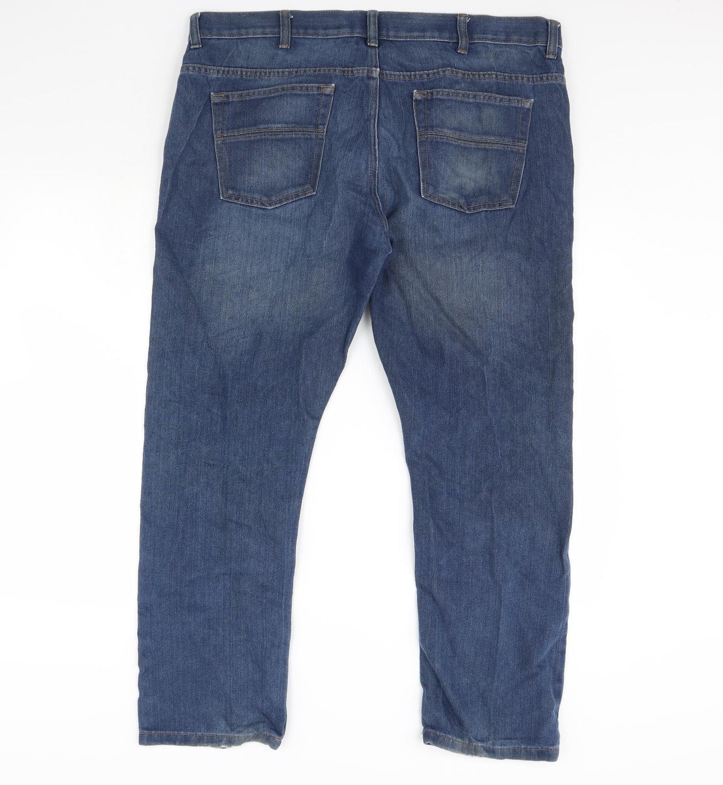 Denim & Co. Mens Blue   Straight Jeans Size 38 L28 in