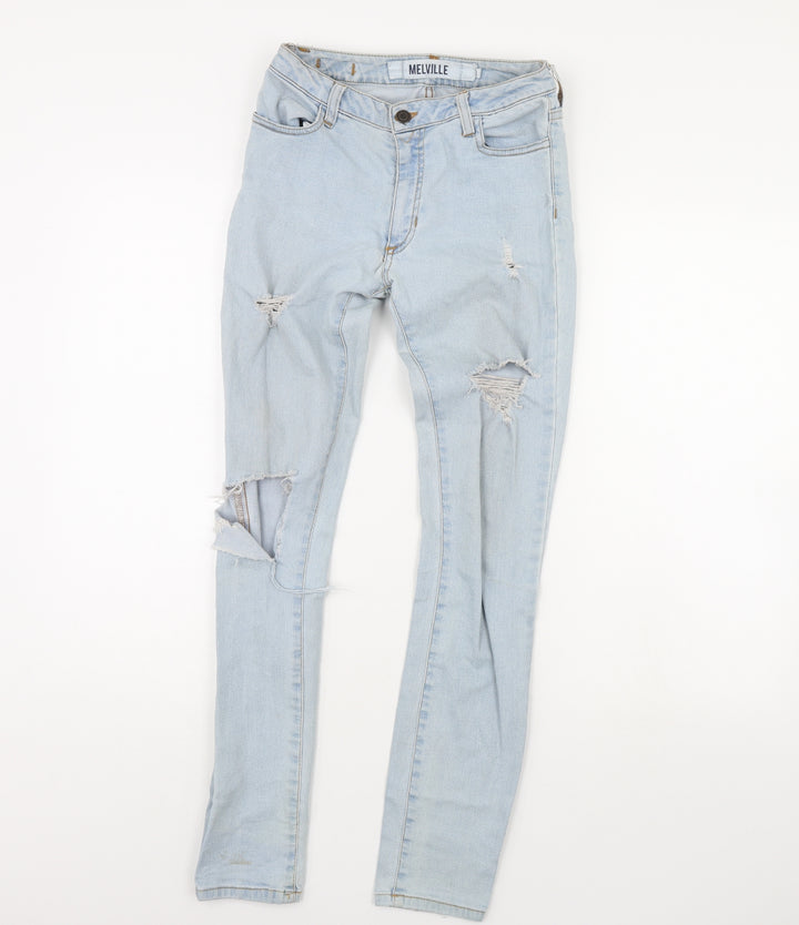 Melville Womens Blue   Skinny Jeans Size 26 in L29 in
