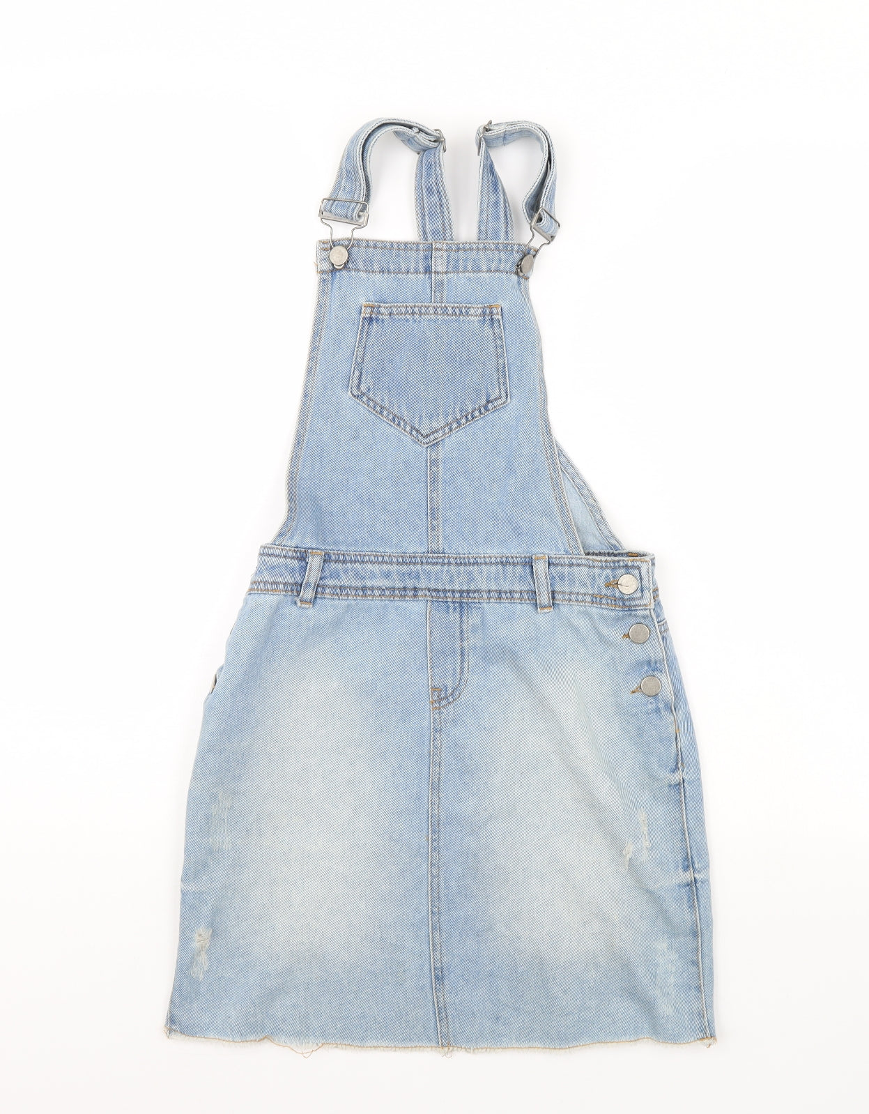New Look Girls Blue   Pinafore/Dungaree Dress  Size 13 Years