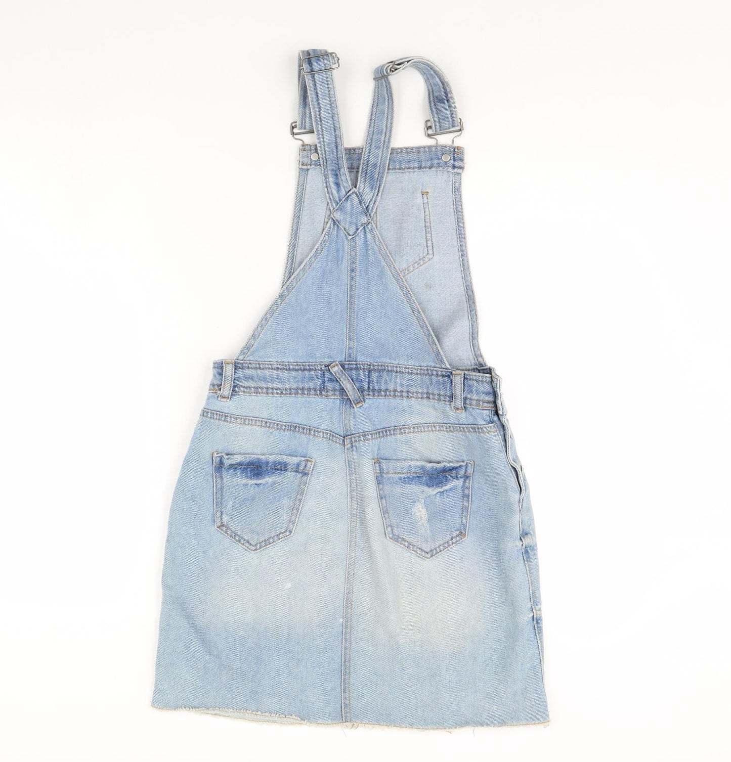 New Look Girls Blue   Pinafore/Dungaree Dress  Size 13 Years