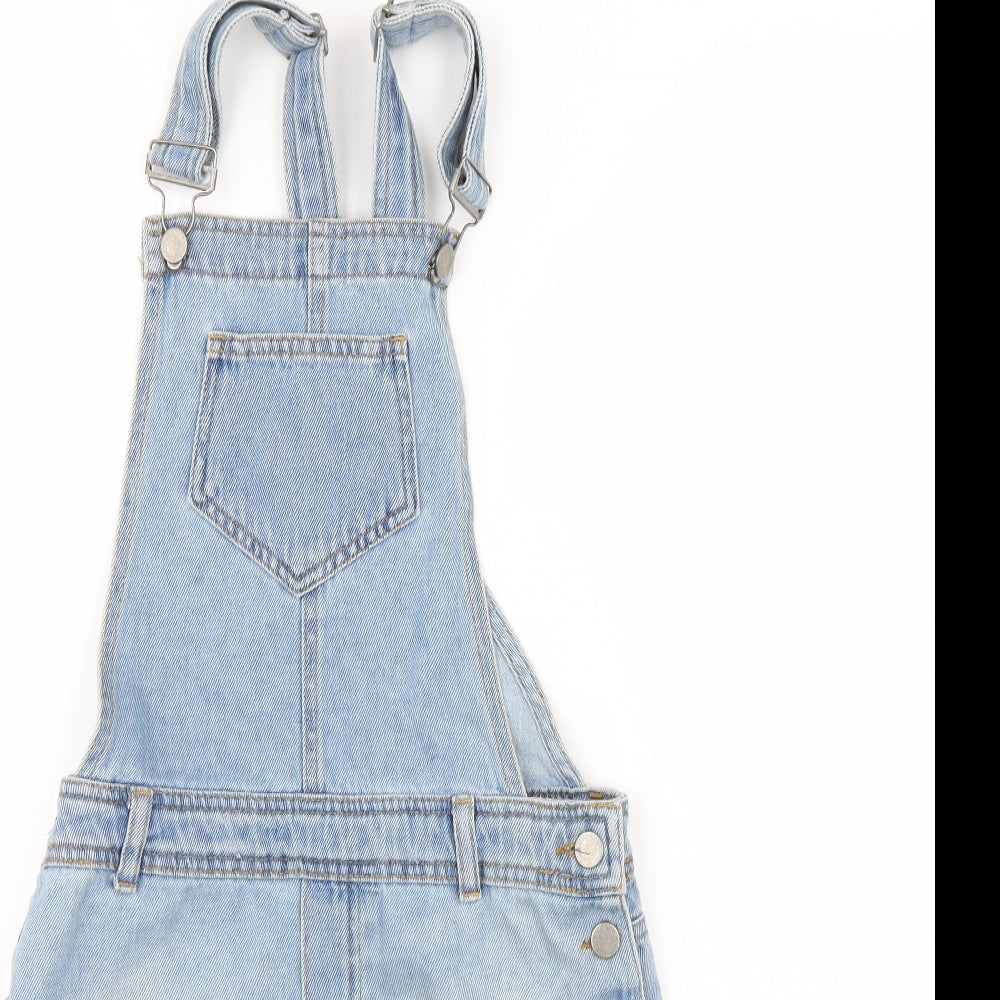 New Look Girls Blue   Pinafore/Dungaree Dress  Size 13 Years