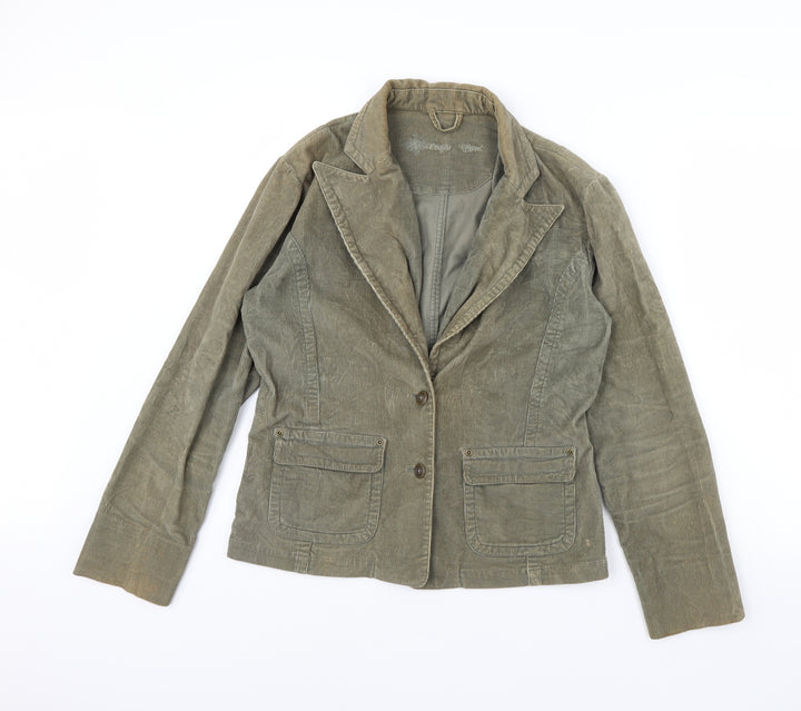 New Look Womens Green Jacket Size 14