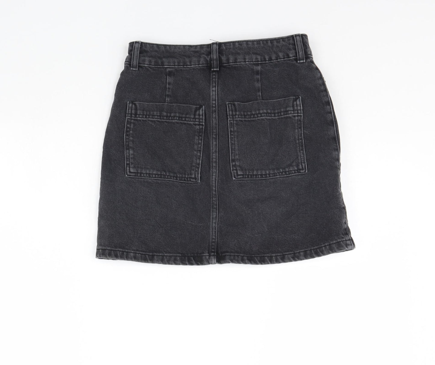 Topshop Womens Black   Mini Skirt Size 8