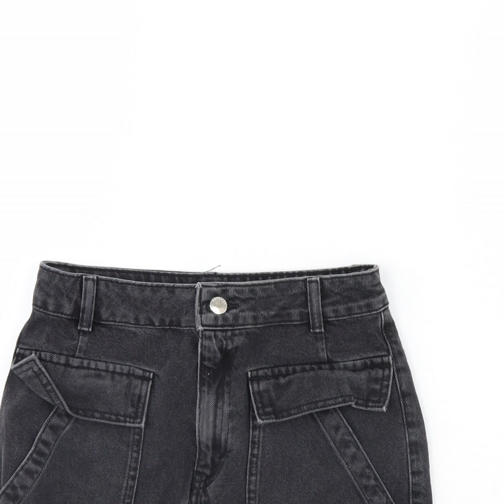 Topshop Womens Black   Mini Skirt Size 8