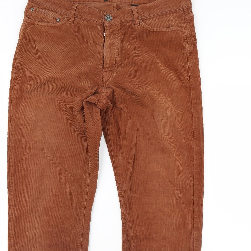 The Kooples Mens Brown  Corduroy Trousers  Size 32 in L30 in