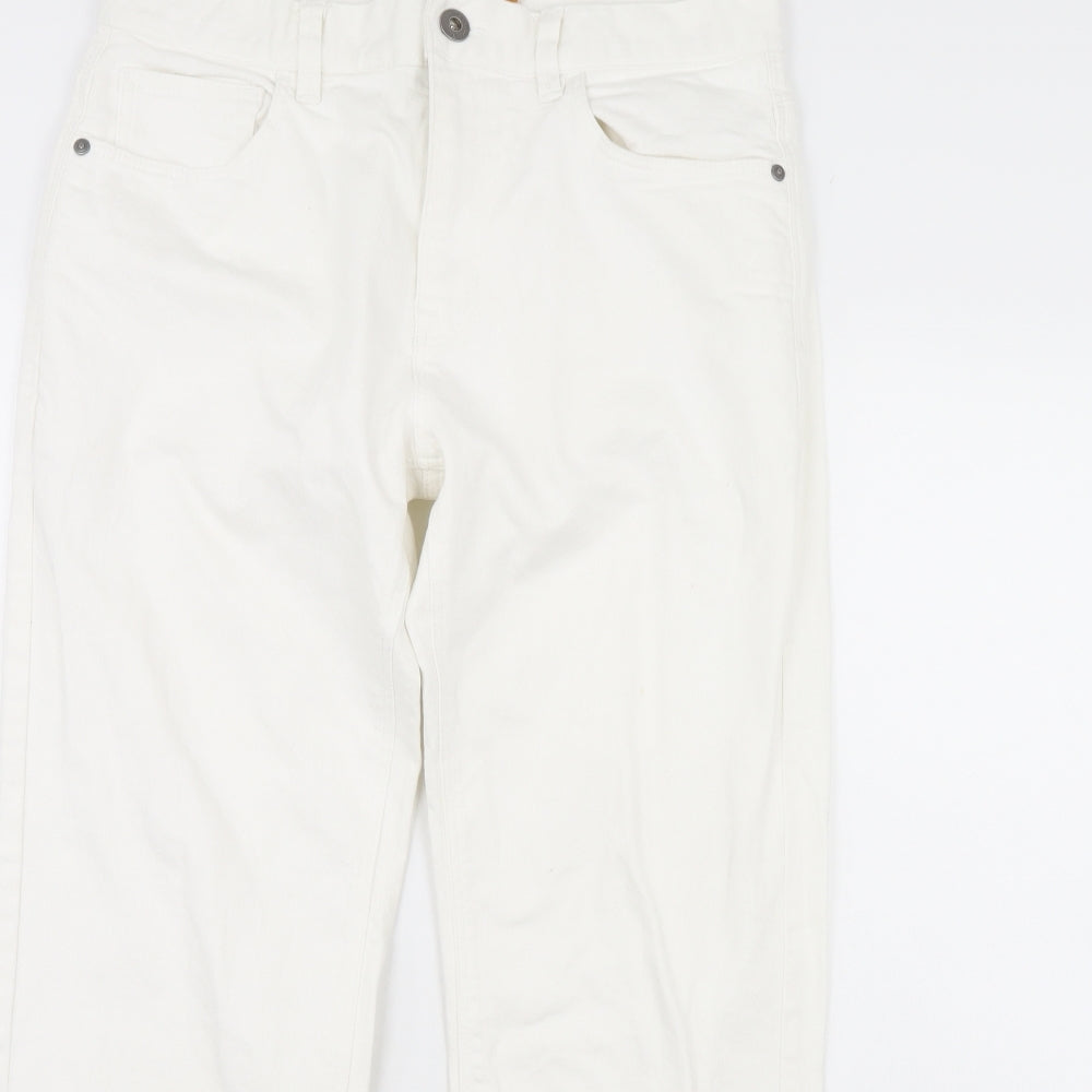 NEXT Womens White   Straight Jeans Size 32 L30 in