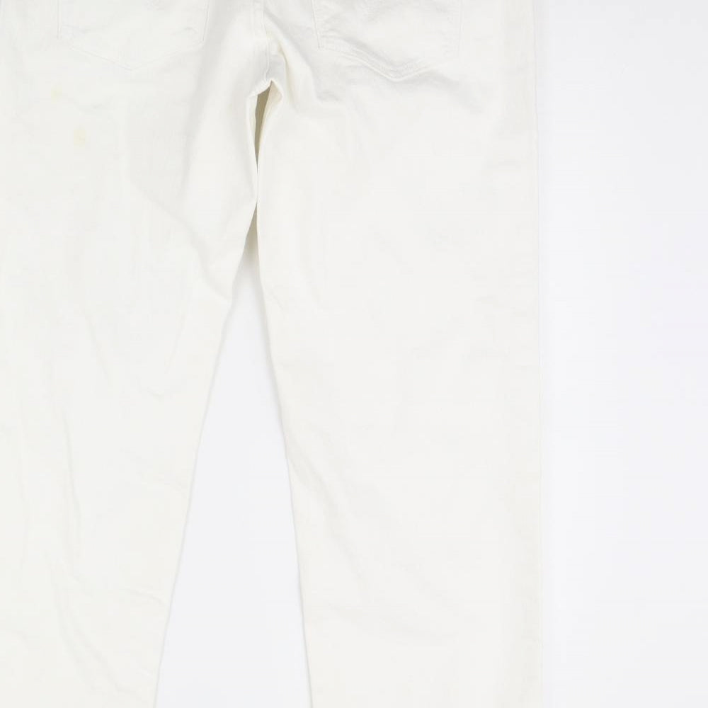 NEXT Womens White   Straight Jeans Size 32 L30 in