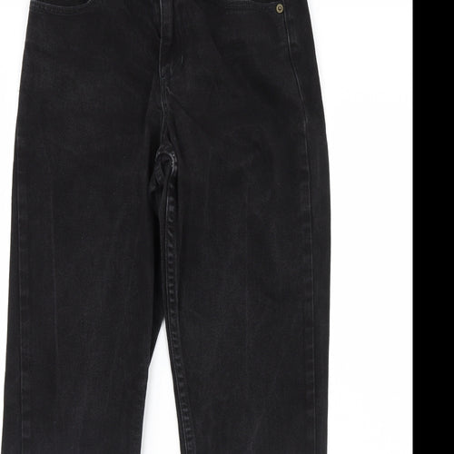Dorothy Perkins Womens Black   Straight Jeans Size 8 L29 in