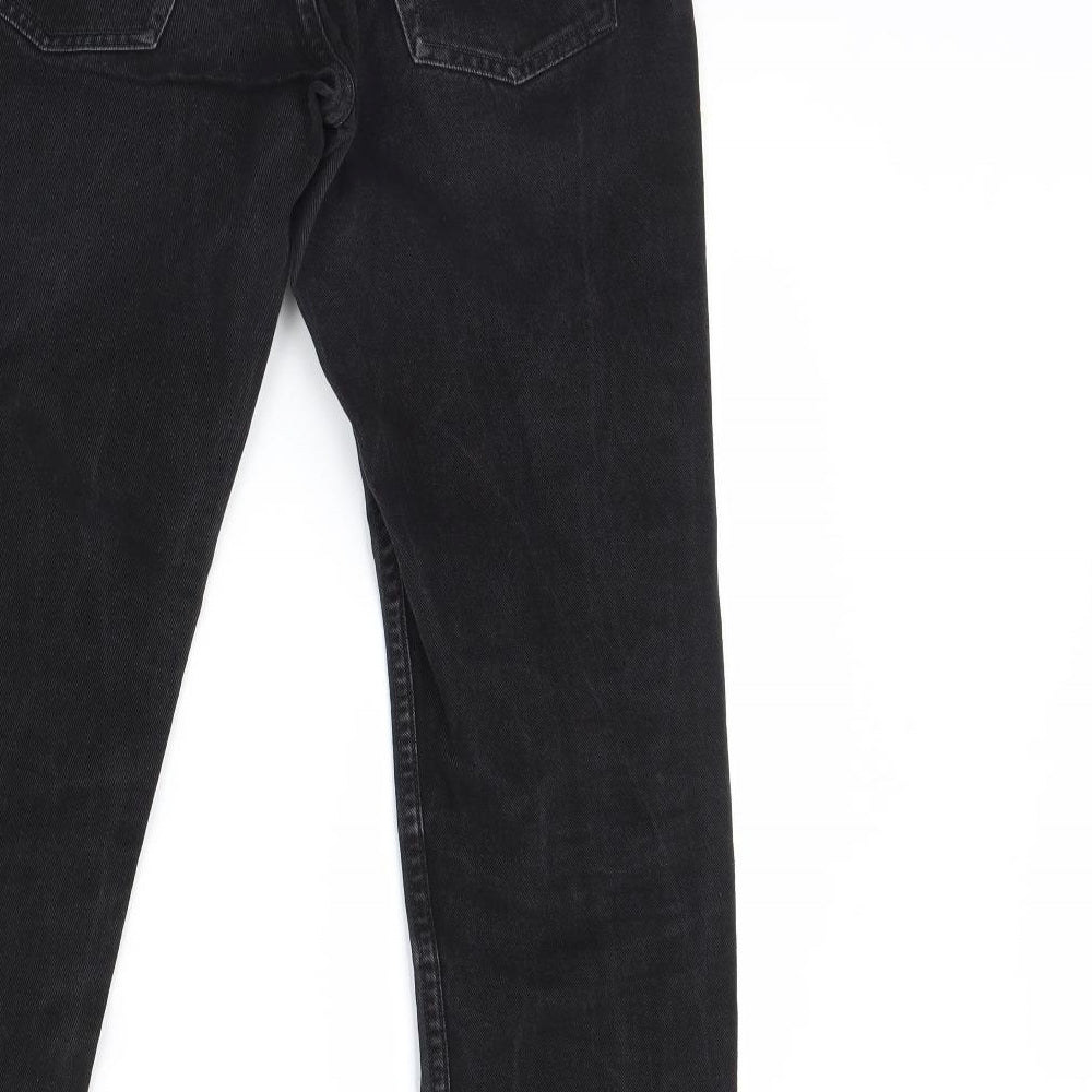 Dorothy Perkins Womens Black   Straight Jeans Size 8 L29 in