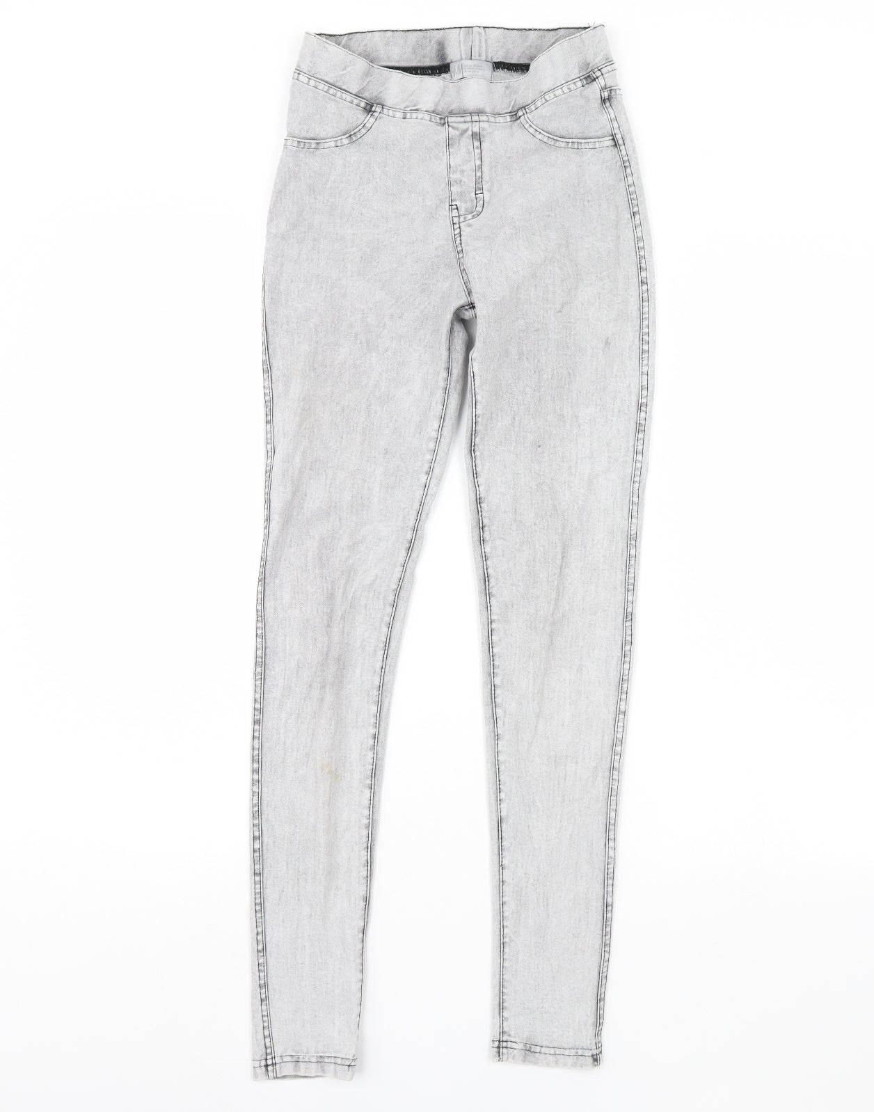 H&M Womens Grey   Jegging Jeans Size 10 L28 in