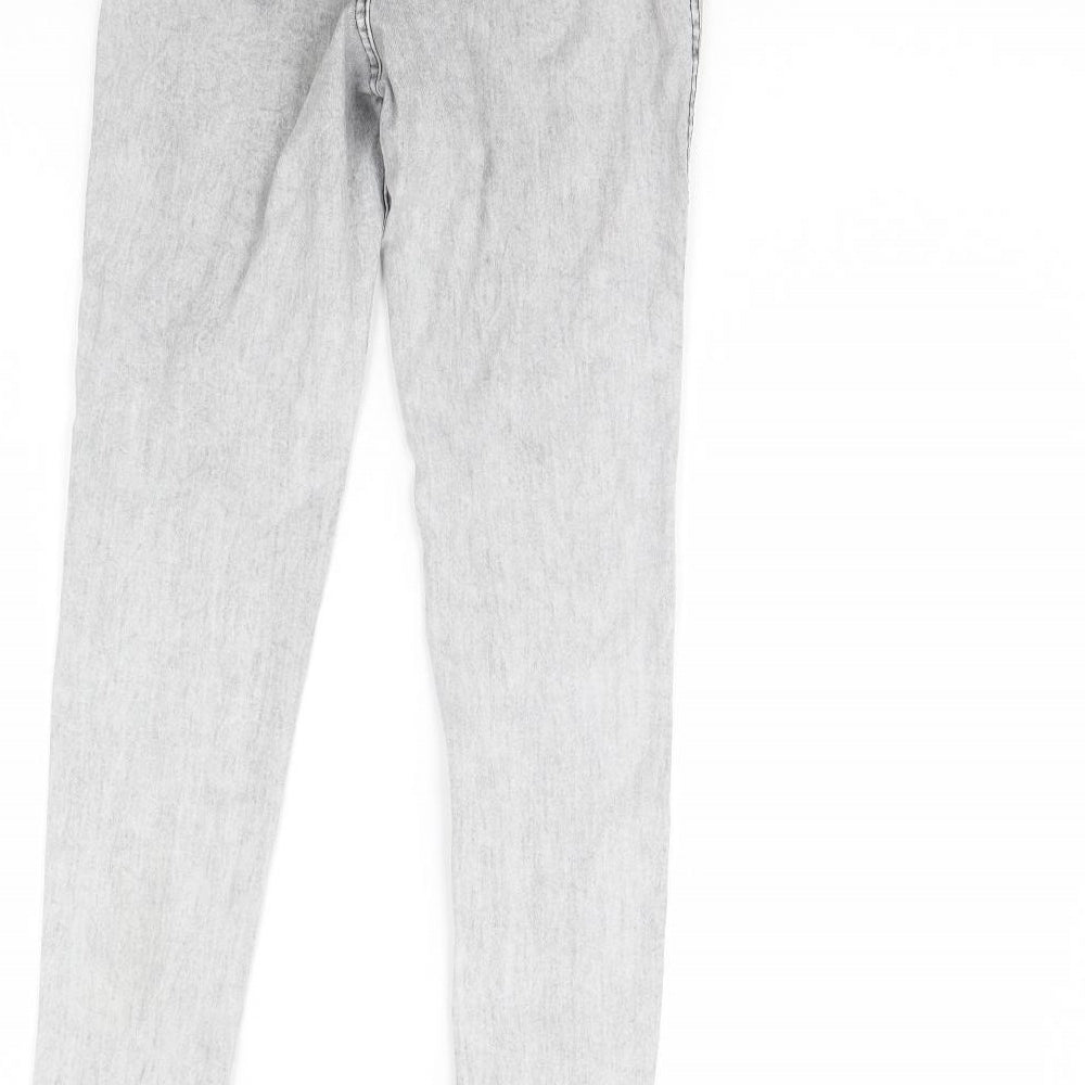 H&M Womens Grey   Jegging Jeans Size 10 L28 in
