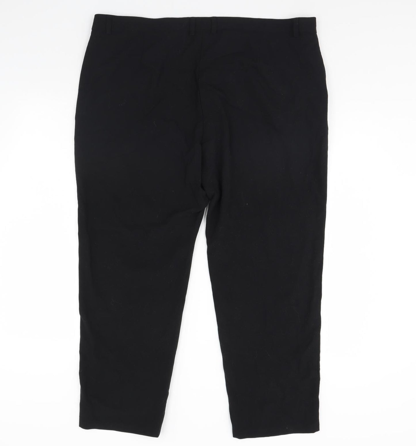 m&s Womens Black   Trousers  Size 20 L27 in