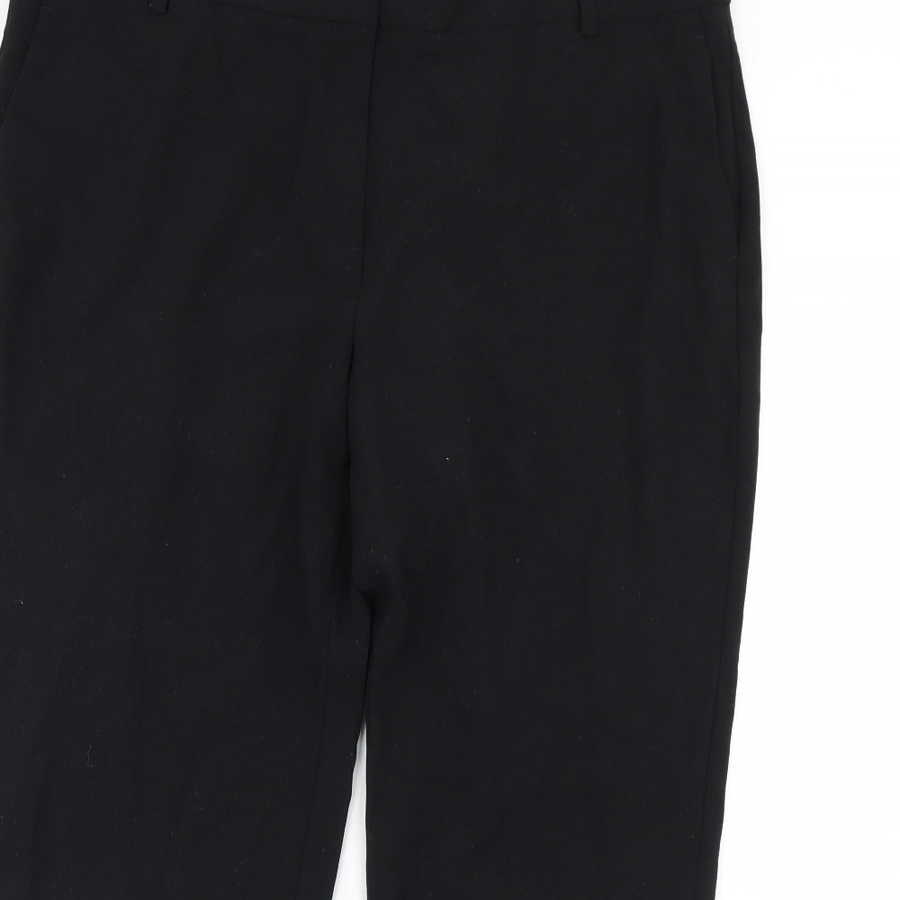 m&s Womens Black   Trousers  Size 20 L27 in