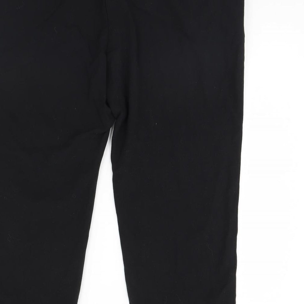 m&s Womens Black   Trousers  Size 20 L27 in