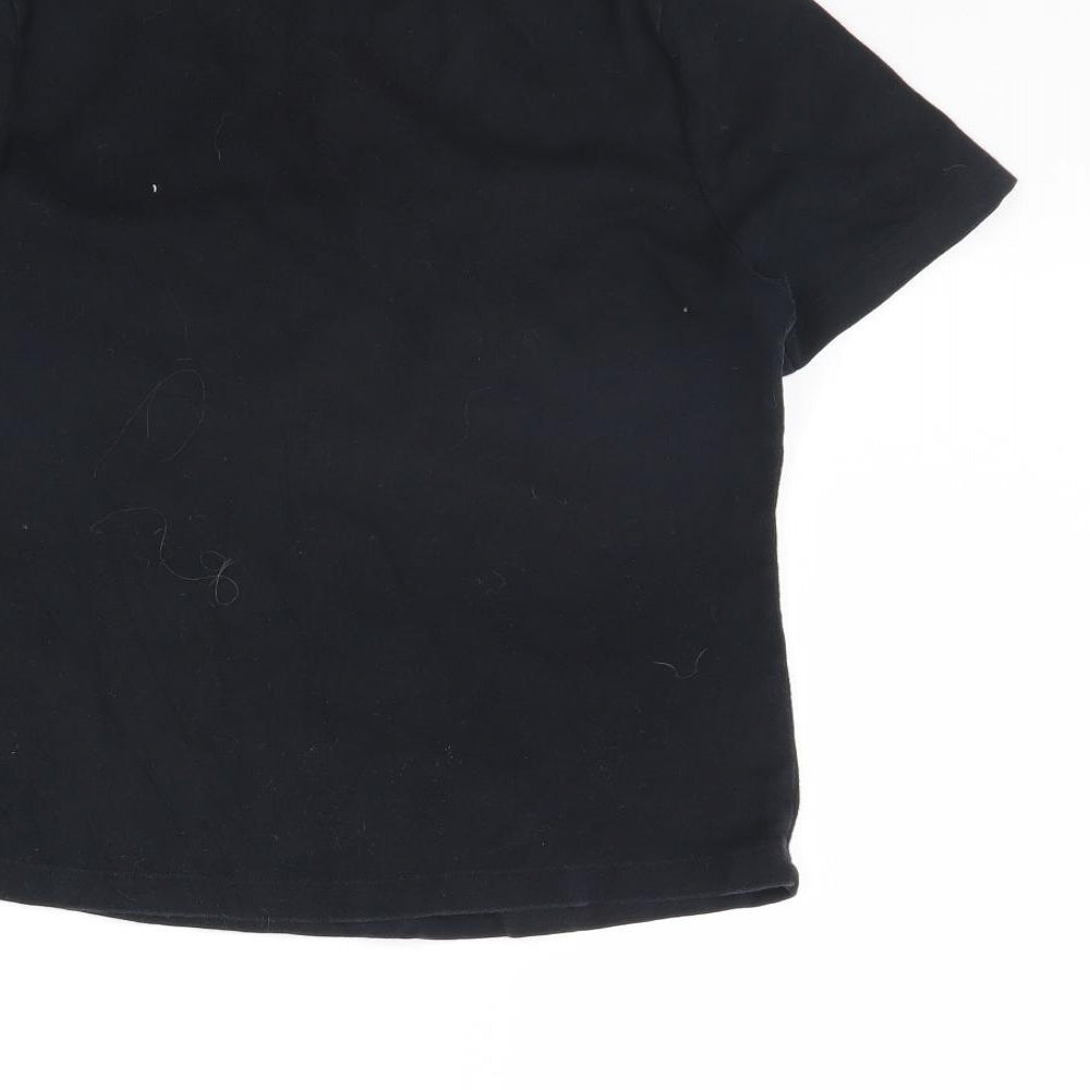 m&s Womens Black   Pullover Jumper Size 14