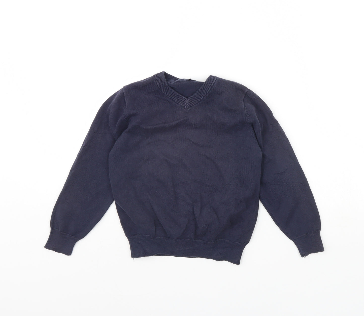 George Boys Blue  Canvas Pullover Jumper Size 5 Years