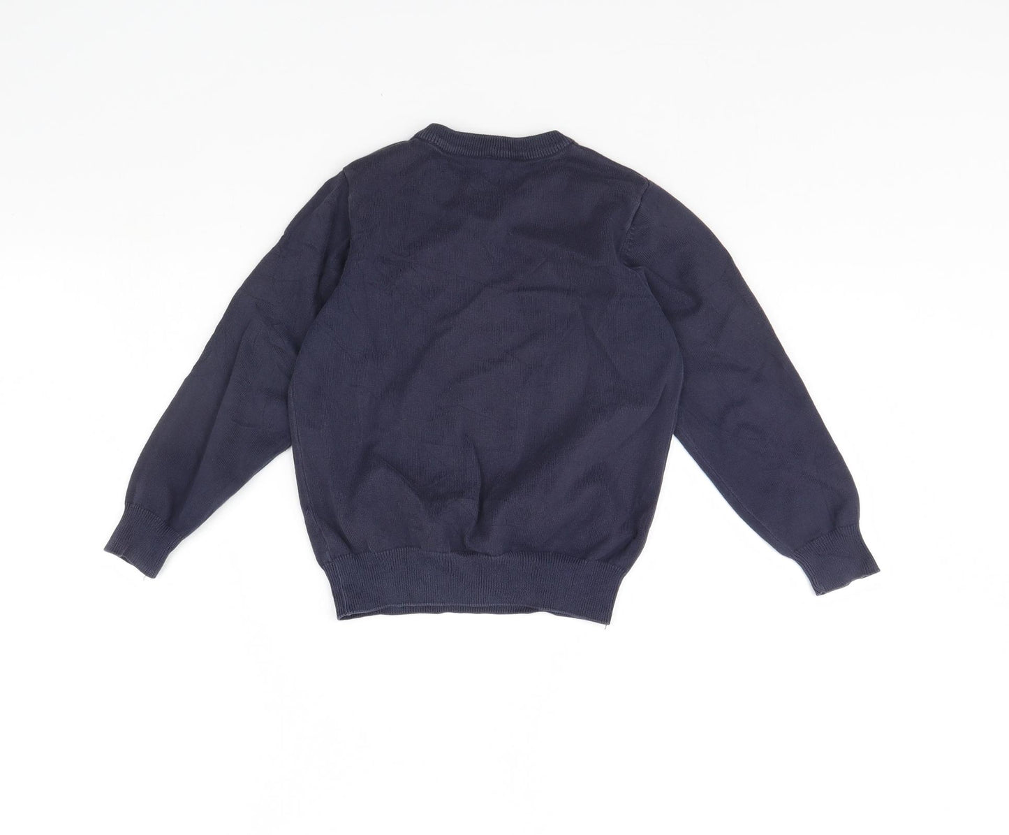George Boys Blue  Canvas Pullover Jumper Size 5 Years