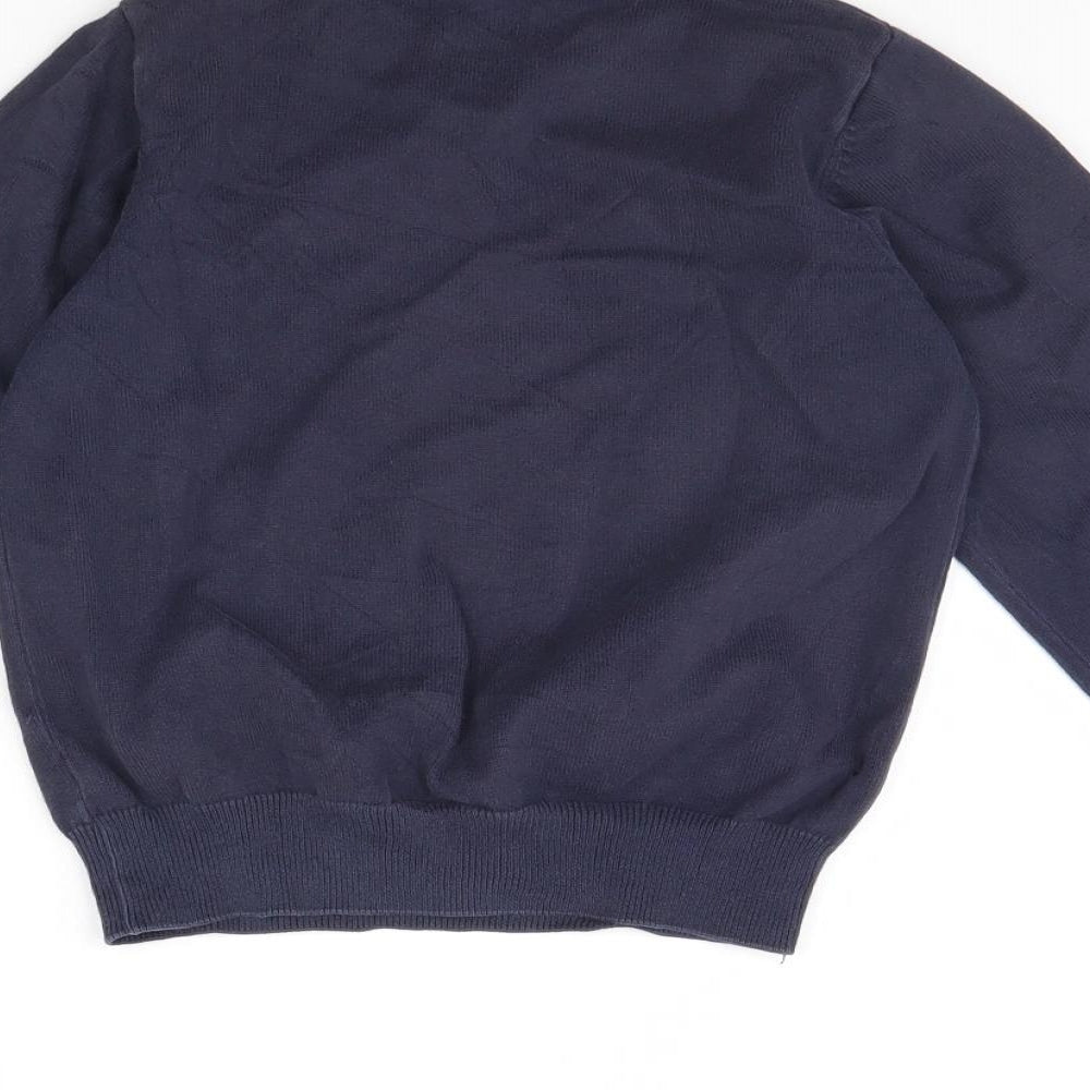 George Boys Blue  Canvas Pullover Jumper Size 5 Years