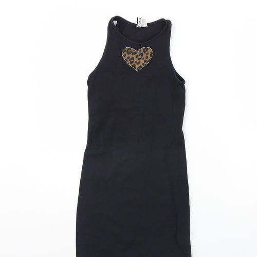 Divided Womens Black   Bodycon  Size XS  - Heart