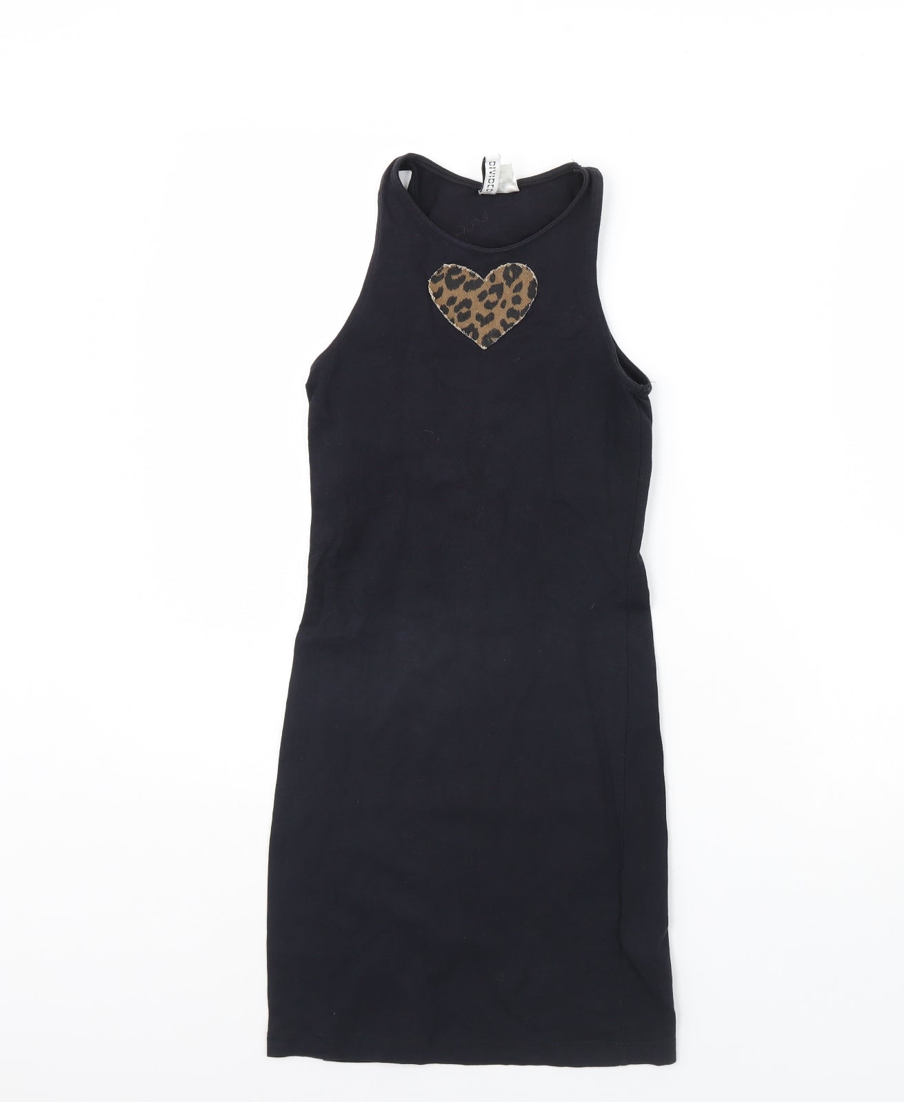 Divided Womens Black   Bodycon  Size XS  - Heart