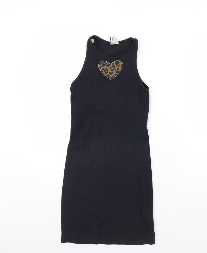 Divided Womens Black   Bodycon  Size XS  - Heart
