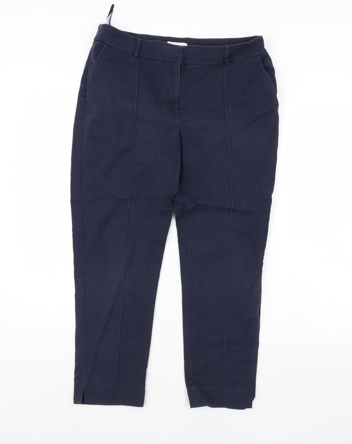 Warehouse Womens Blue   Trousers  Size 12 L28 in