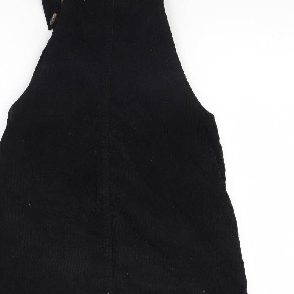 Papaya Womens Black   Pinafore/Dungaree Dress  Size 14