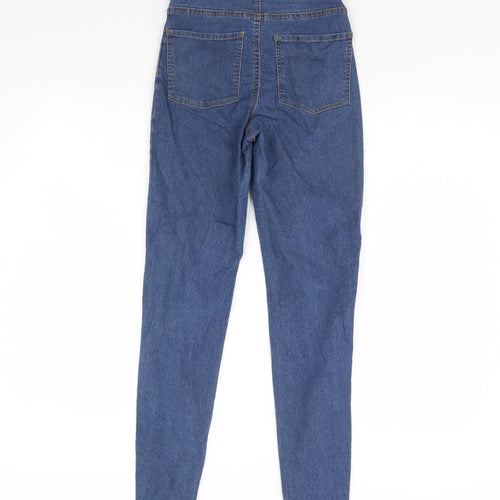 Denim & Co. Womens Blue   Skinny Jeans Size 8 L28 in