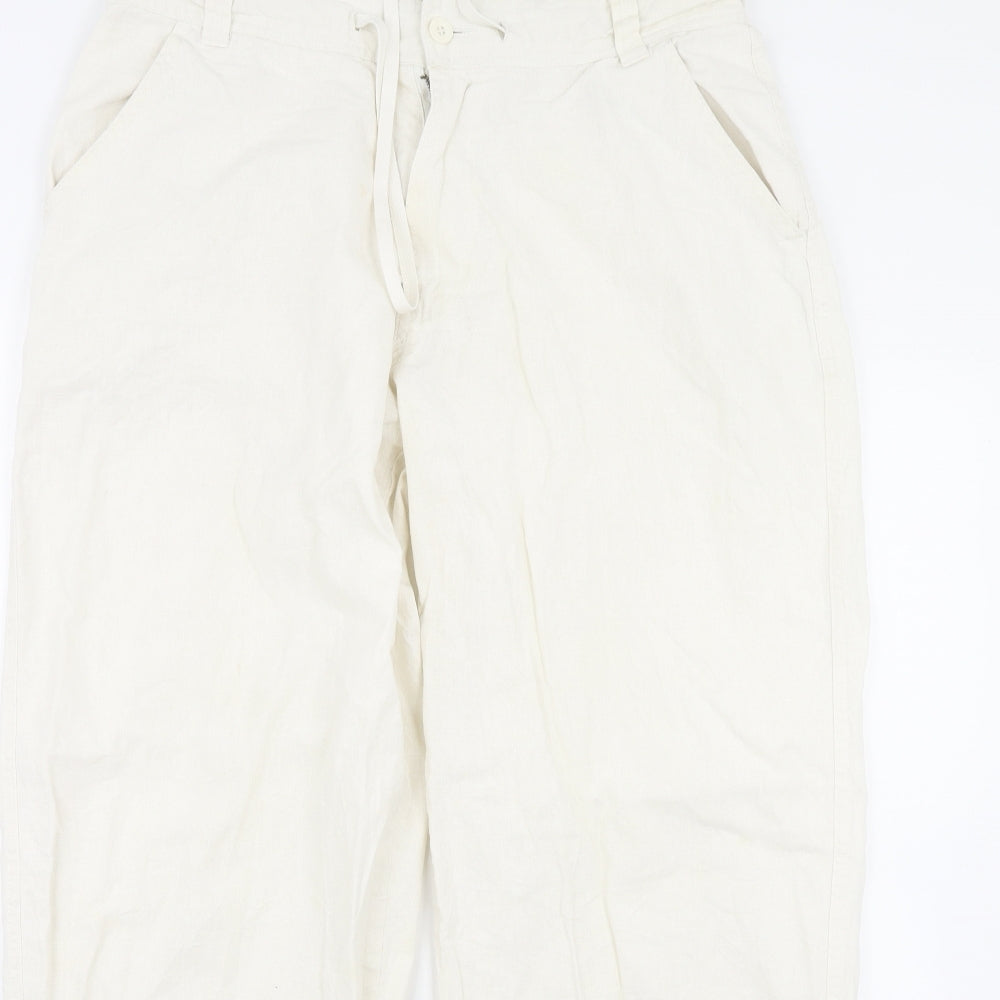 KAMU Womens White   Trousers  Size 18 L30 in