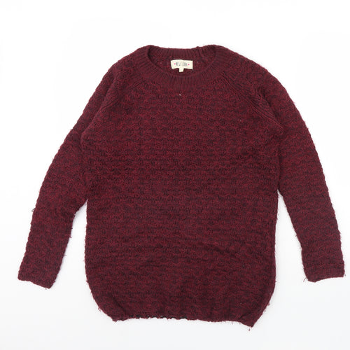 New Look Womens Purple   Pullover Jumper Size S