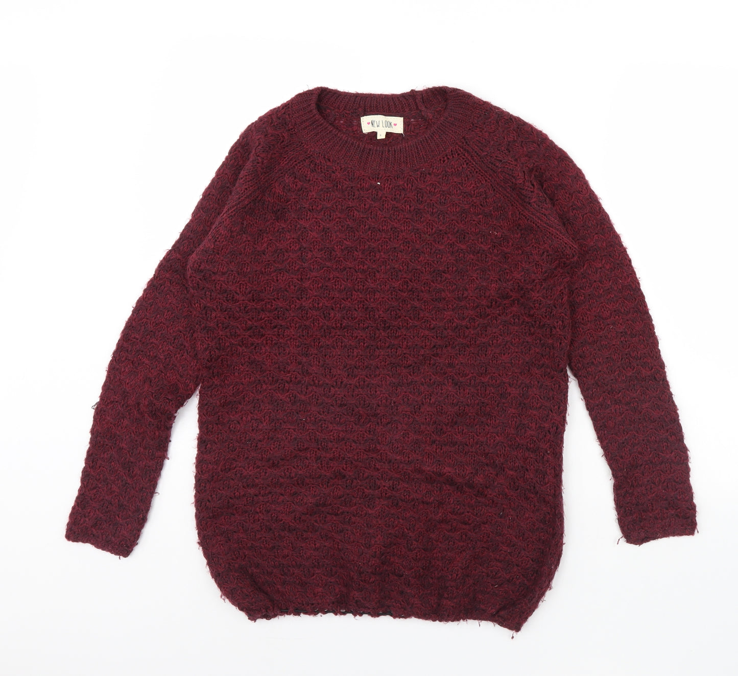 New Look Womens Purple   Pullover Jumper Size S