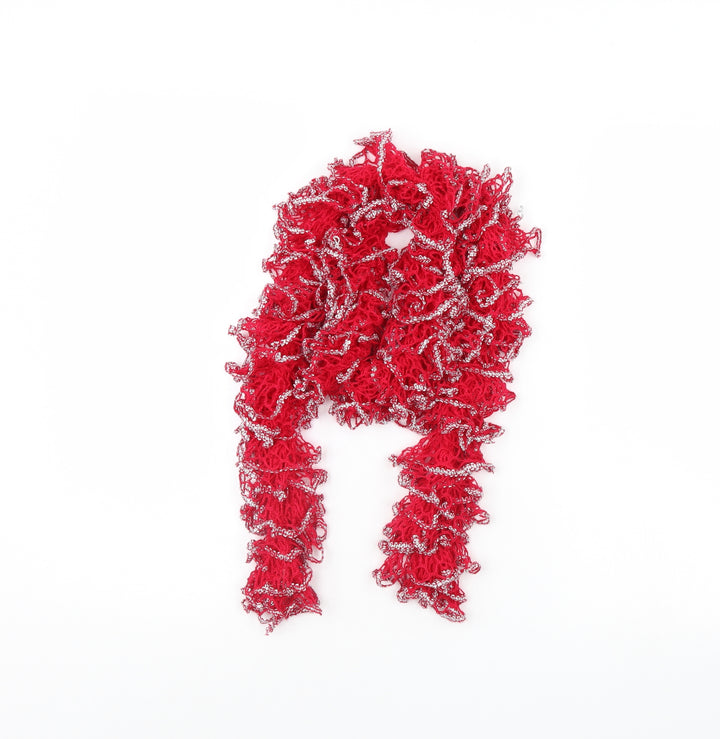 Preworn Womens Red Scarf