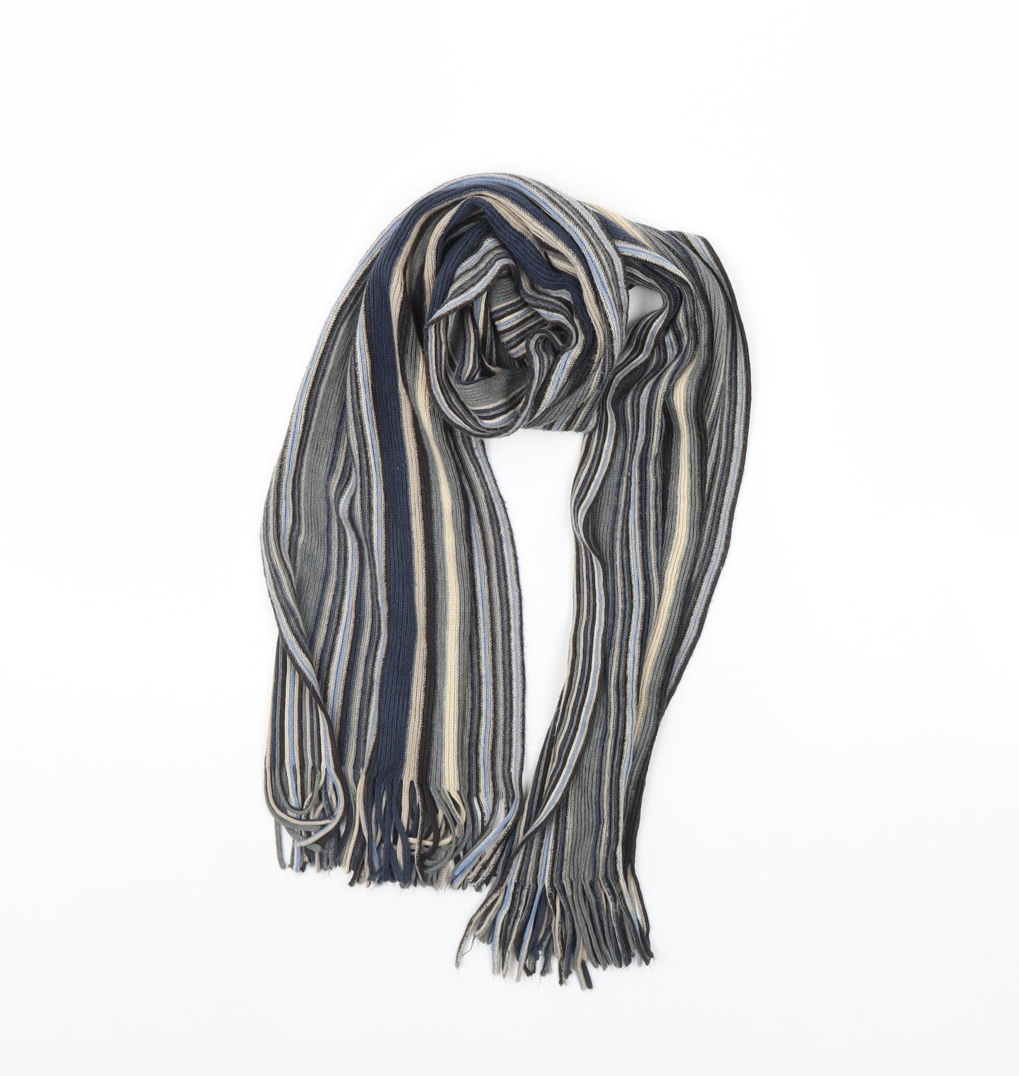 Preworn Womens Multicoloured Striped   Scarf