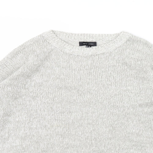 New Look Womens Grey   Pullover Jumper Size M