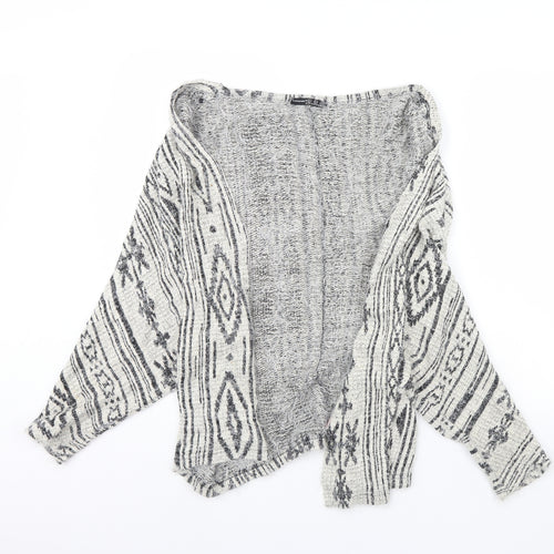 Primark Womens White Geometric  Jacket  Size M