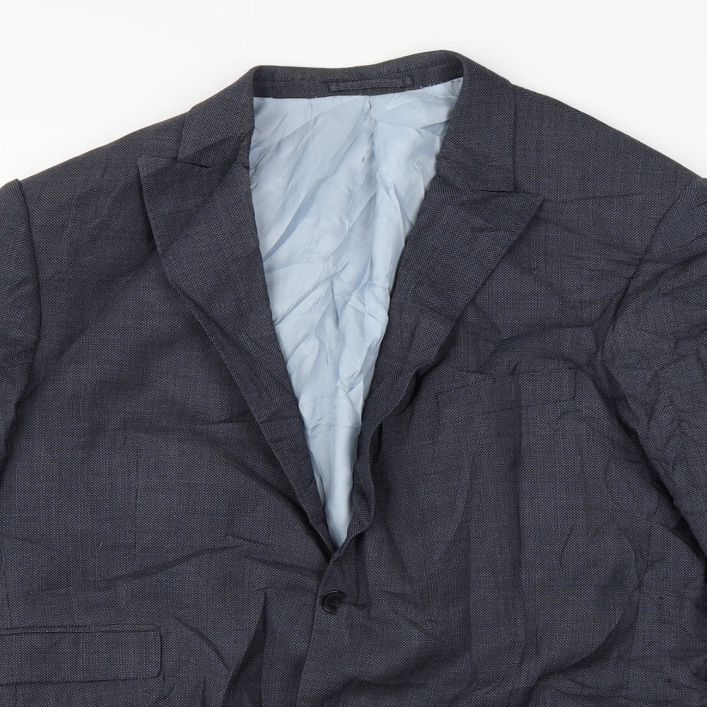 Moss Bros Mens Blue    Blazer