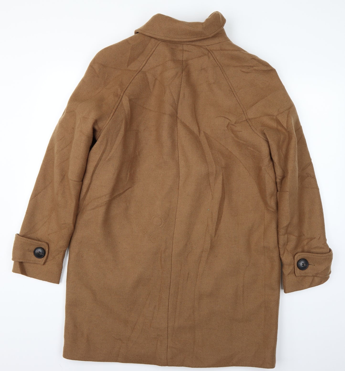 Marks and Spencer Womens Brown   Pea Coat Coat Size 14