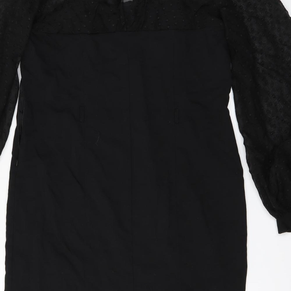 Debenhams Womens Black   A-Line  Size 18