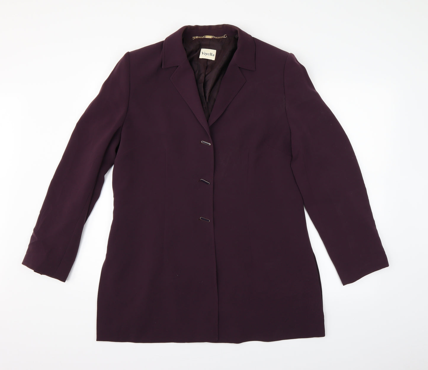 Viyella Womens Purple   Jacket Blazer Size 16