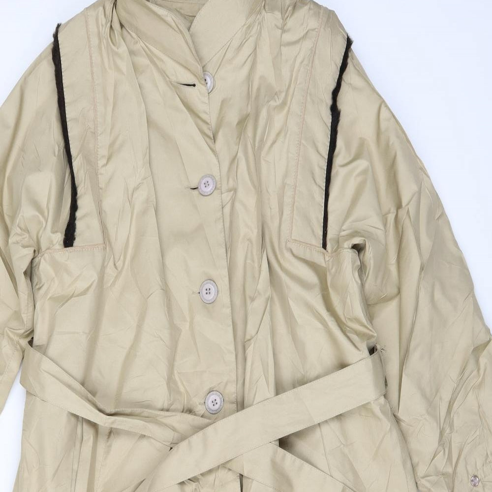 Preworn Mens Beige   Trench Coat Coat Size 44