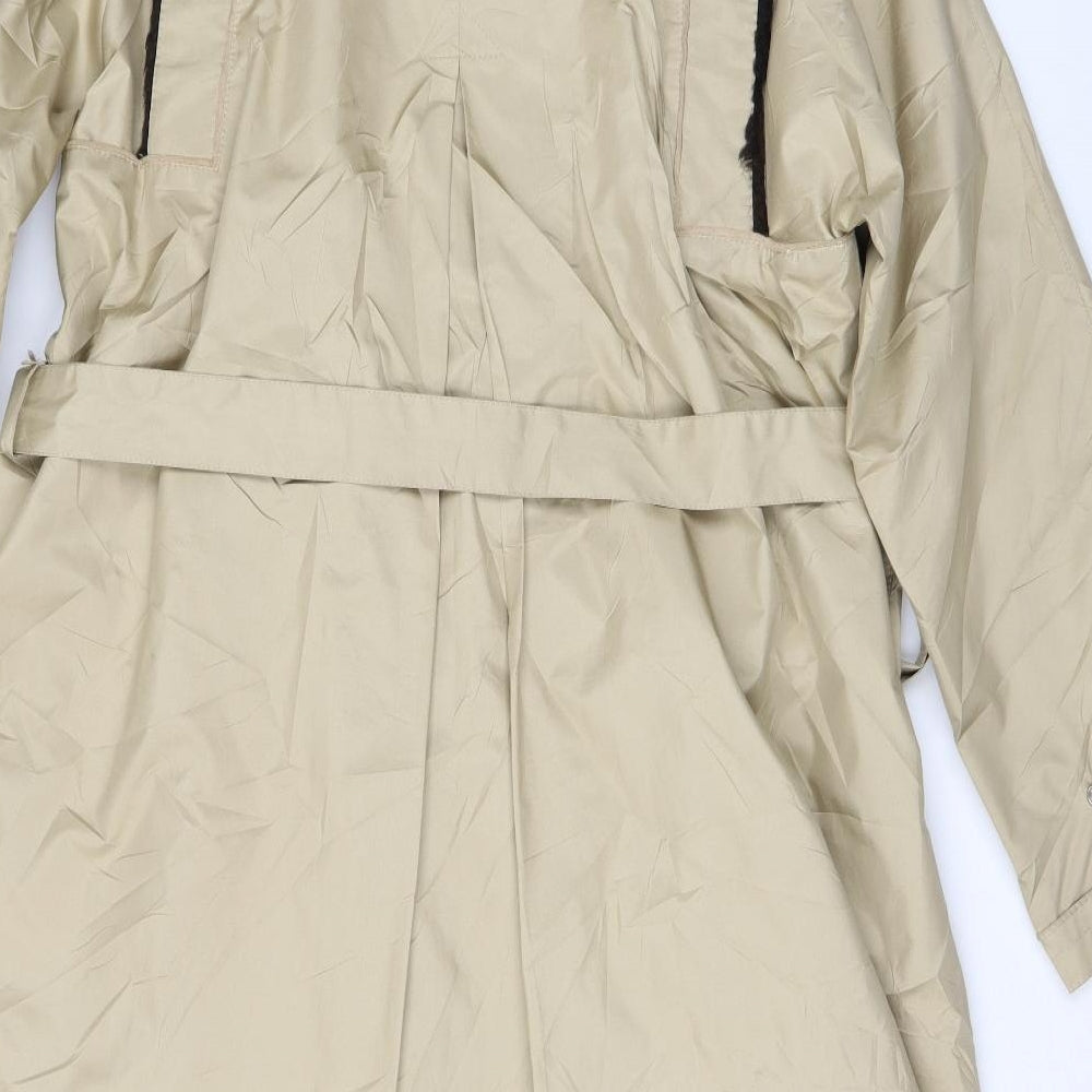 Preworn Mens Beige   Trench Coat Coat Size 44