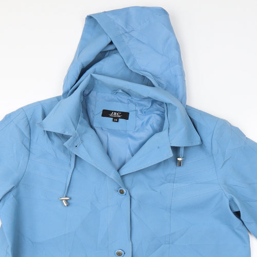 JBC Womens Blue   Trench Coat Coat Size 14