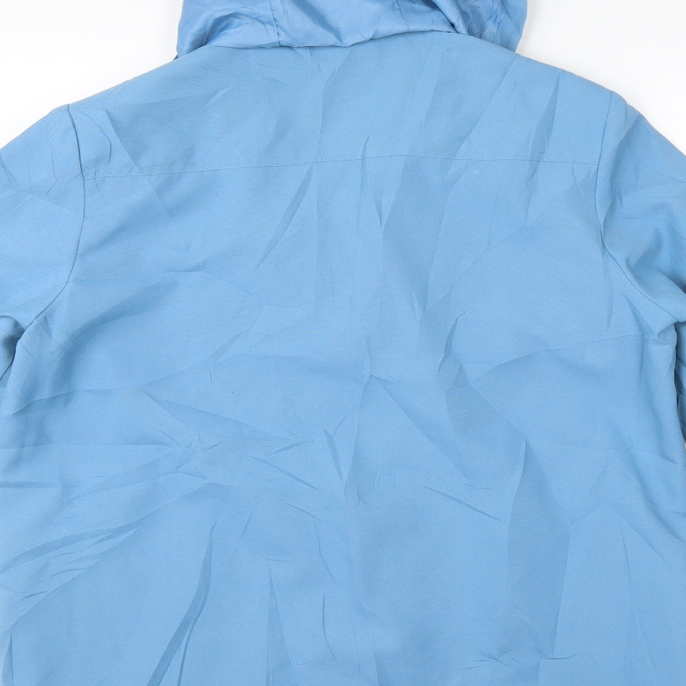 JBC Womens Blue   Trench Coat Coat Size 14