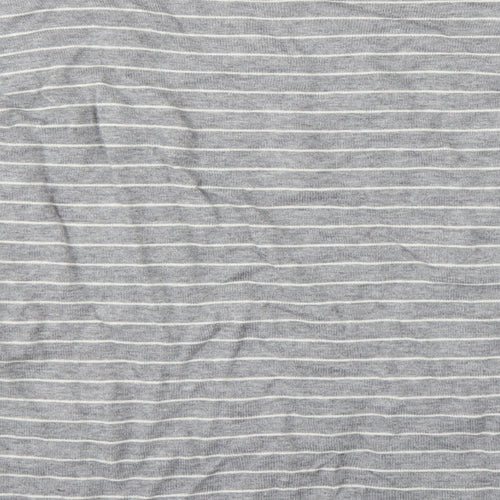 Gap Womens Grey Striped  Basic Blouse Size XS
