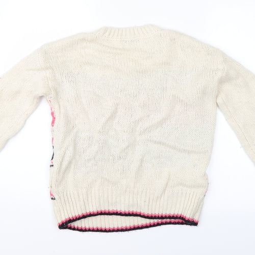George Womens Ivory   Pullover Jumper Size 8