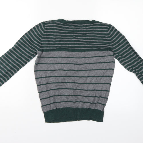 Spingfield Womens Green Striped  Basic Blouse Size 10