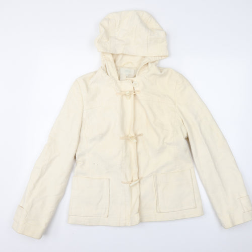 Marks and Spencer Womens Ivory   Overcoat Coat Size 12