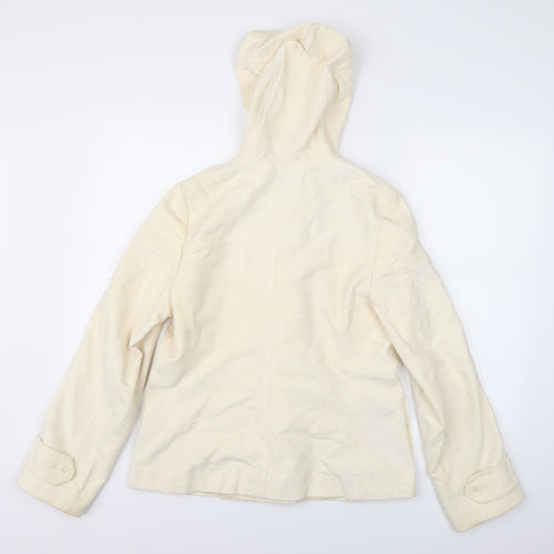 Marks and Spencer Womens Ivory   Overcoat Coat Size 12