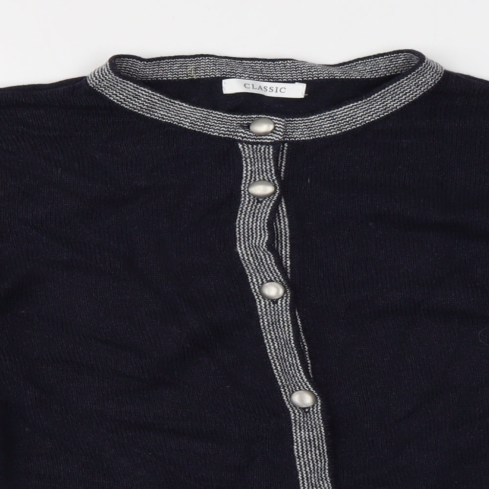 Marks and Spencer Womens Blue   Cardigan Jumper Size 14