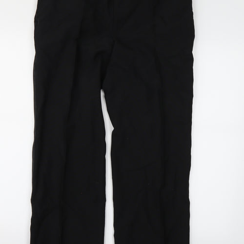 Lequest Mens Black   Dress Pants Trousers Size 34 L29 in